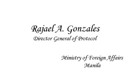 Sample calling card